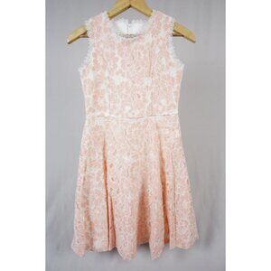 Bonnie Jean Girls Lace Skater Dress A-line Sleeveless Size 12
